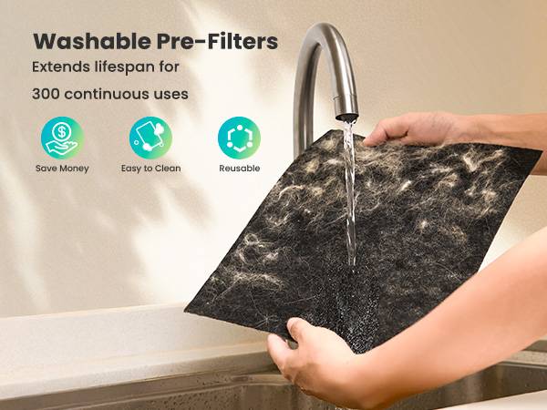 oneisall air purifiers for home pets, 3-in-1 Washable HEPA Filter, Covers up to 2200 Ft², Dual-Sided Filter with 220g Activated Carbon, Pet-Friendly Design – Pet Lock, Allergen Relief & Odor Removal