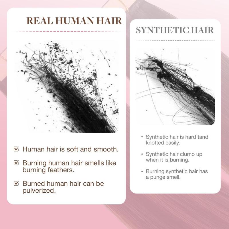 GOOGOO Hair Extensions Tape in Human Hair Natural Straight