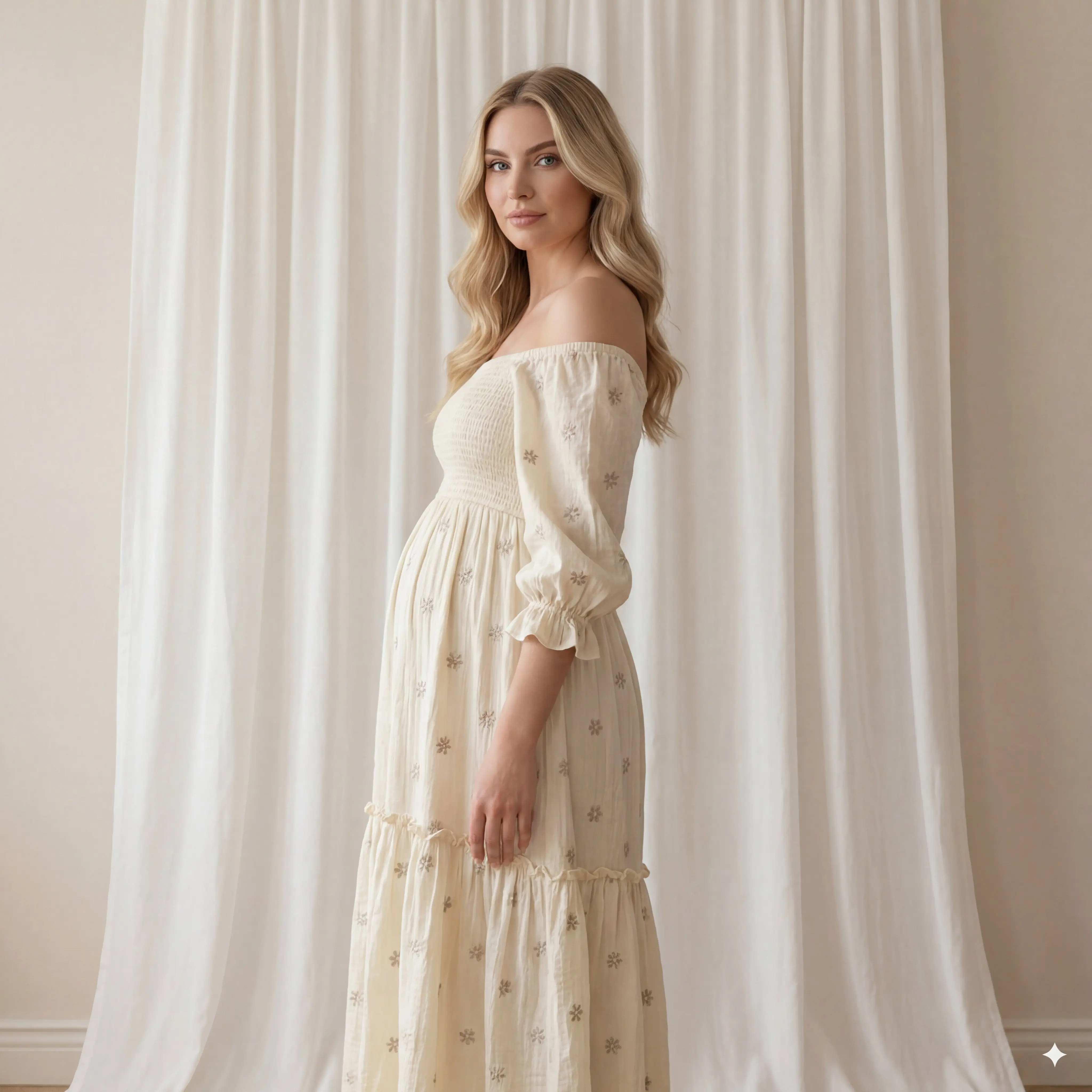 azura off the shoulder maxi dress Azura Off The Shoulder Maxi Dress Burnout | Green | Womens