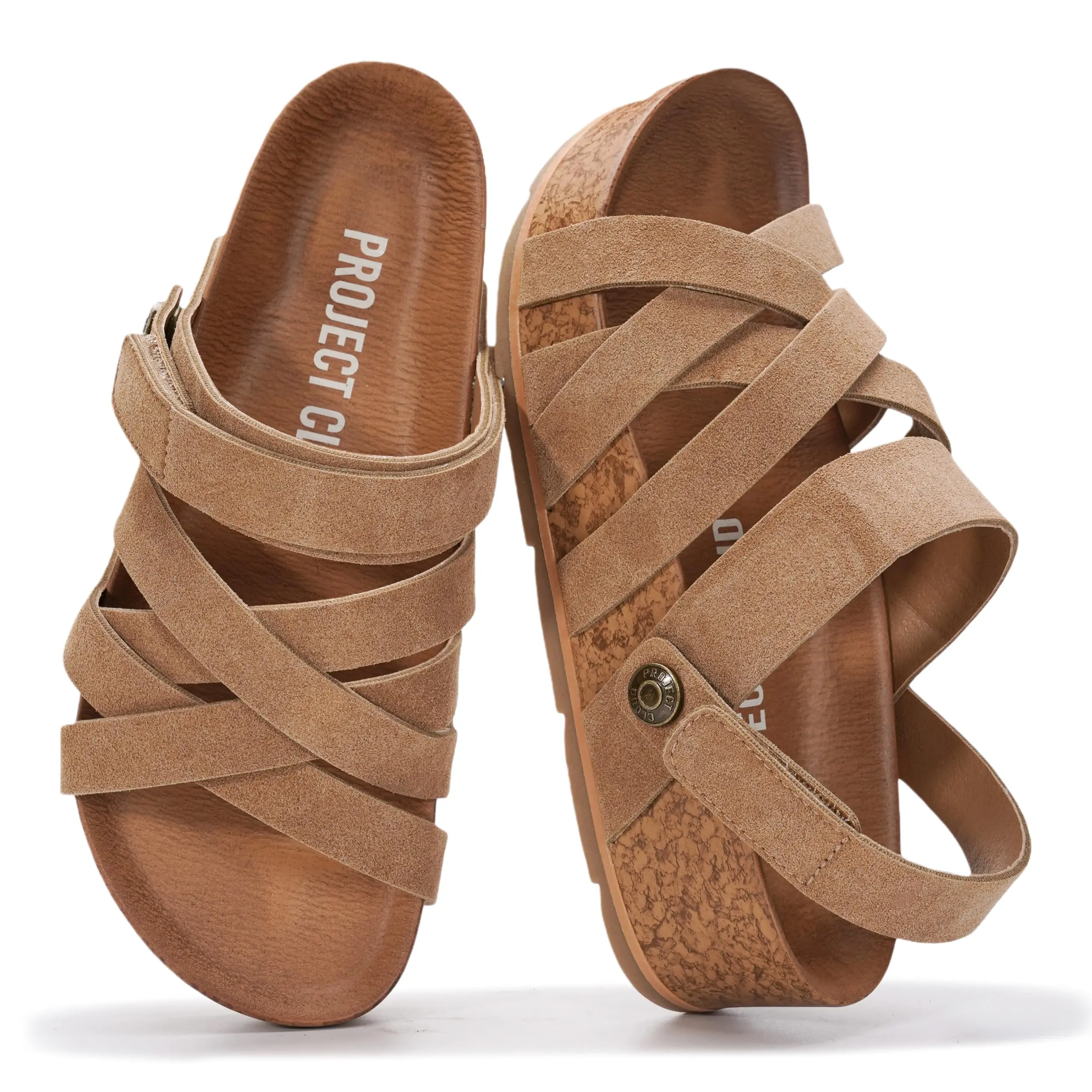 Project Cloud Women's | Platform Sandals Women | Plush and Soft Insole | Lightweight | Non-Slip - Pacifica