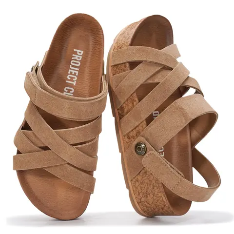 Project Cloud Women's | Platform Sandals Women | Plush and Soft Insole | Lightweight | Non-Slip - Pacifica