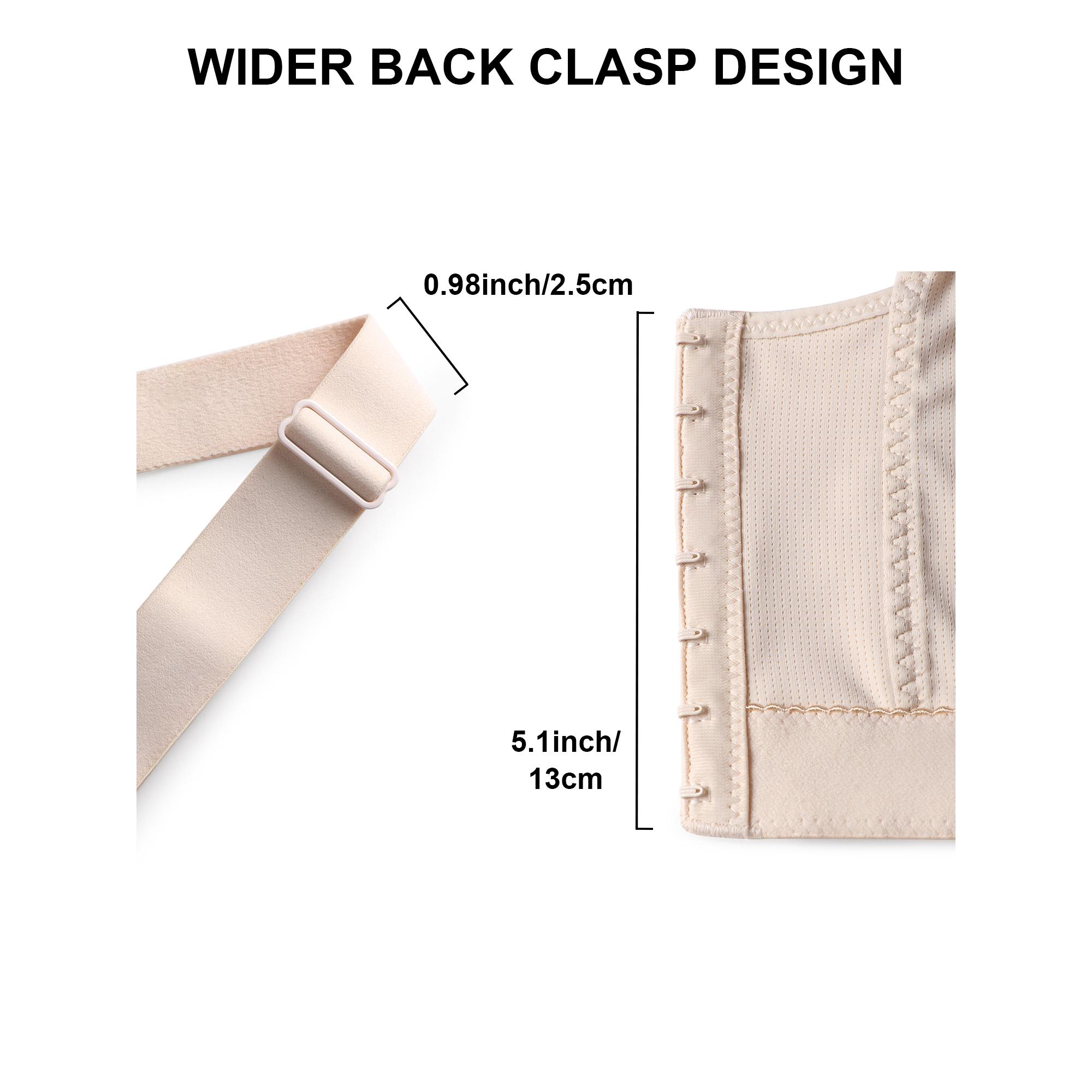 【Buy 2 Get 1 Free Gift】Cubidupi Braless Deep V Bra with Wide Straps | Wireless Seamless Design for Supportive U-Back Comfort & Sexy Shape