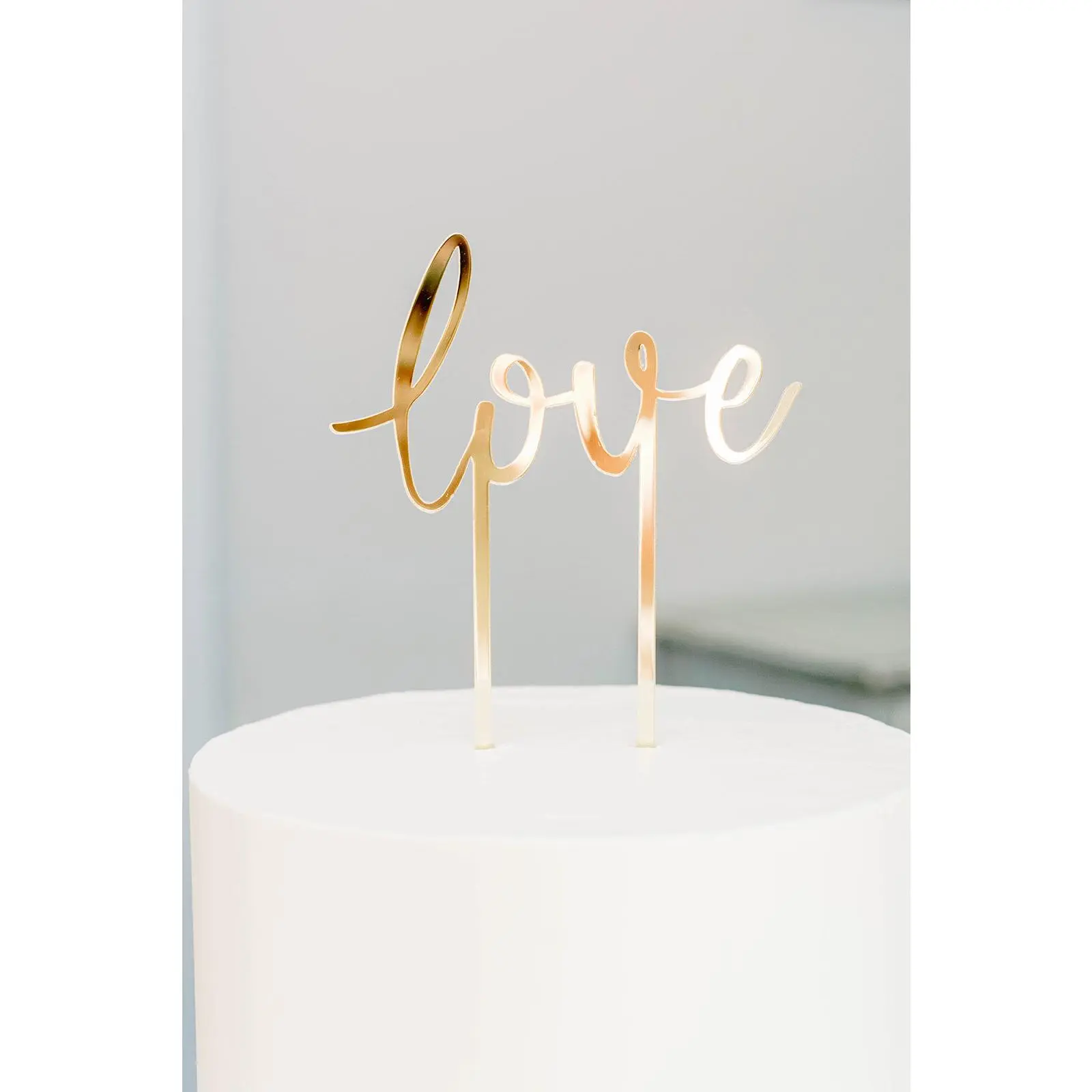 Love Acrylic Cake Topper Love Acrylic Cake Topper