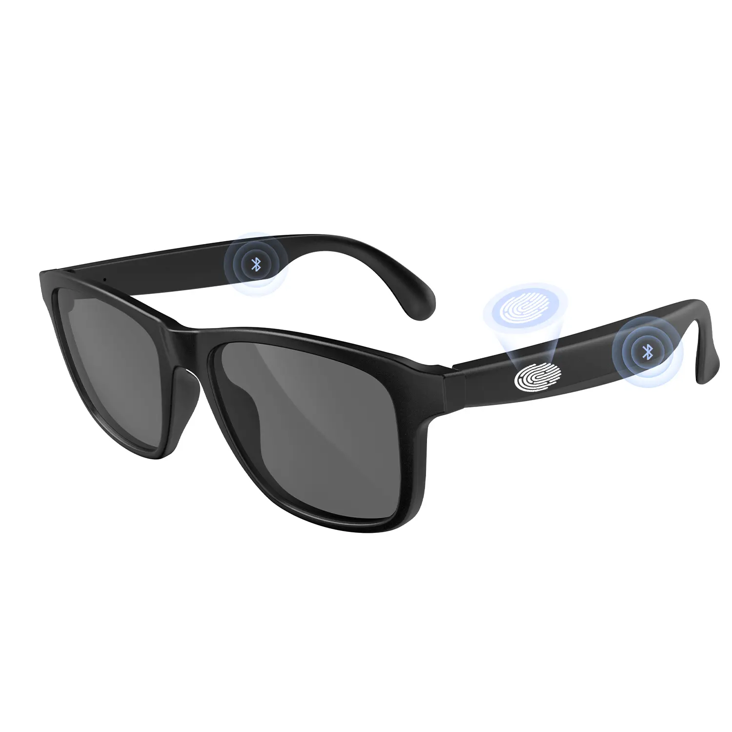 Smart Glasses Listenable Songs,Wireless Headphone Smart Glasses for Phone,Back to School Gifts,Glasses For Men and Woman,100H Standby Time Long Battery,Athletic/Outdoor UV Protection and Voice Control Audio Headset Earbud