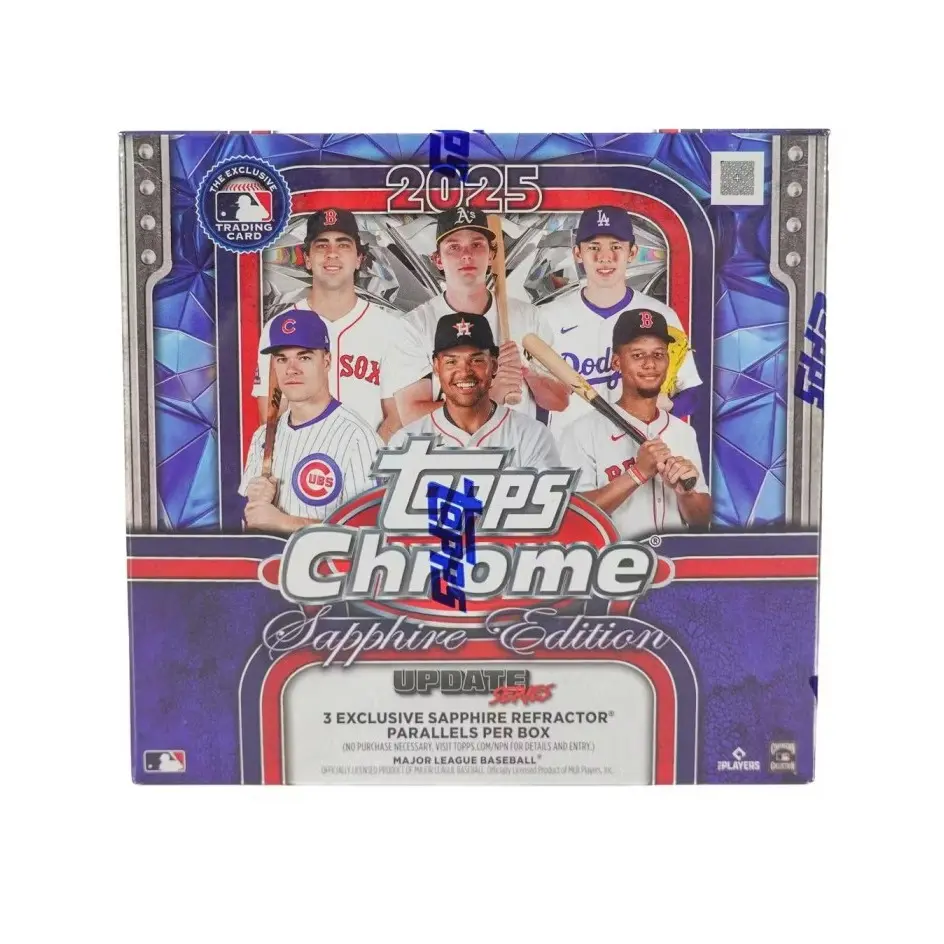 2025 Topps Chrome Update Series Baseball Sapphire Edition Box