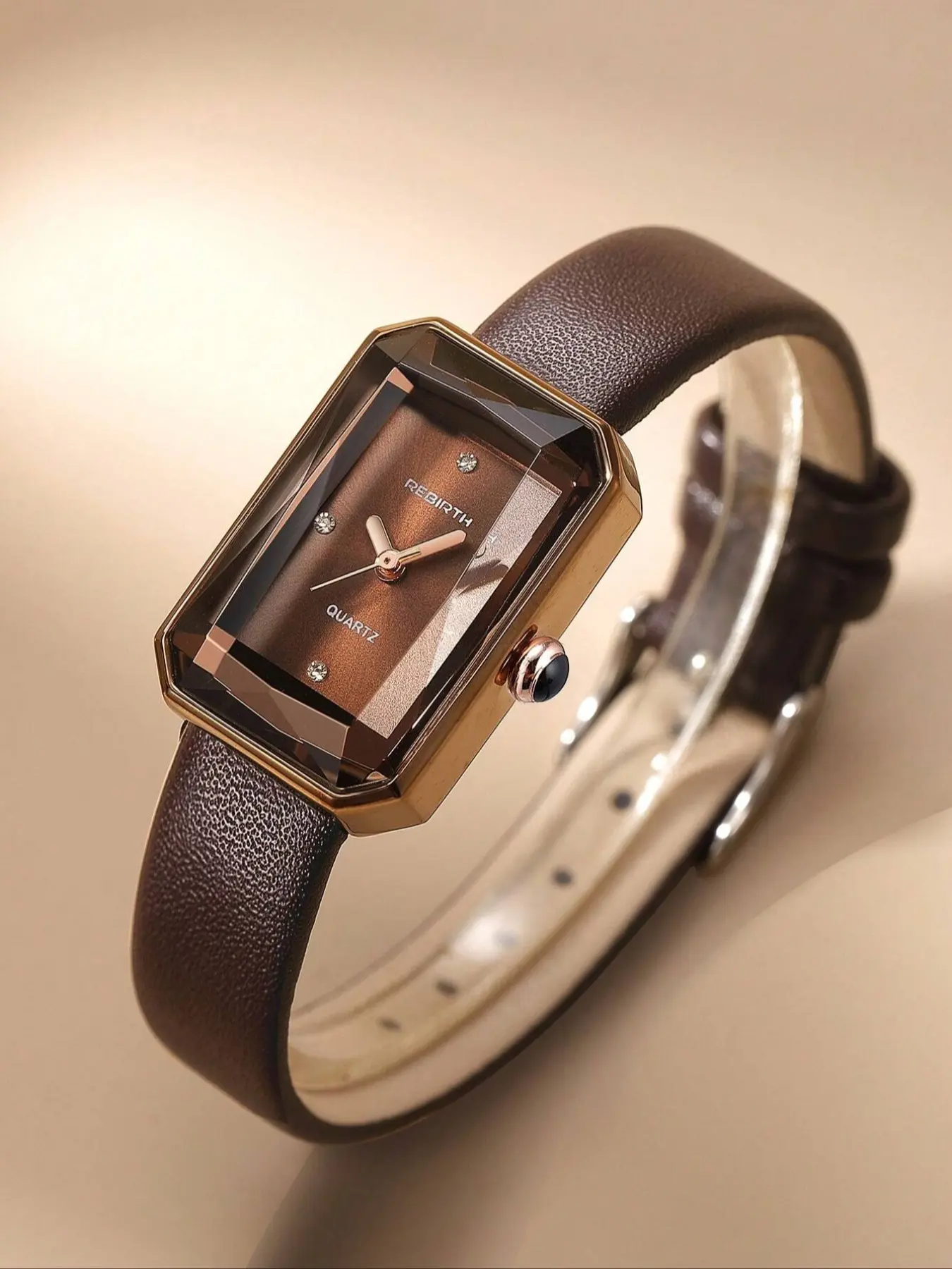 Women's Minimalist Classic Quartz Wristwatch, Elegant PVC Leather Strap Watch for All Seasons, Casual Analog Watch, Fashionable Stylish Watch, Fashion Wristwatches