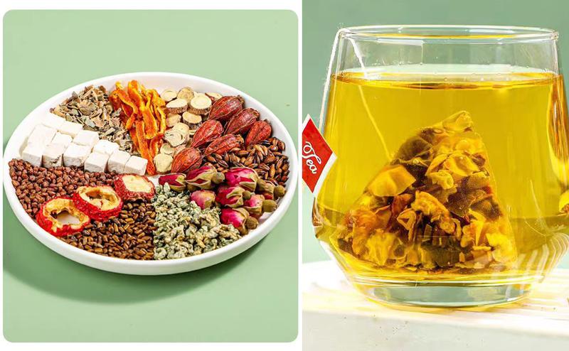 Oil-Balance Herbal Tea – 10-Herb Natural Blend for Digestive Comfort & Refreshing Taste, 15 Tea Bags