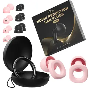 Fita+ Plus Silicone Ear Plugs for Sleeping – Noise Reduction up to 31dB, Reusable Soft Tips, Ideal for Concerts, Work, Shooting & Better Sleep