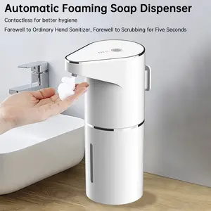 Areyourshop Automatic Foam Soap Dispenser 11.84oz Wall Mount Touchless Hand Soap Dispenser