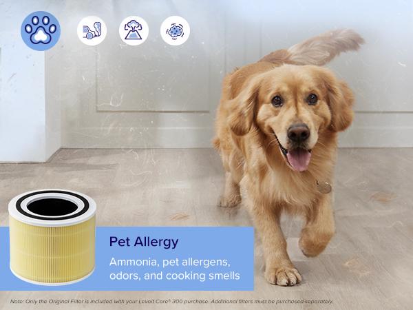 LEVOIT Core 300 Air Purifier Replacement Filter, 3-In-1 Filter, Efficiency Activated Carbon, Core300-RF, 1 Pack, White LEVOIT Core 300 Air Purifier Replacement Filter, 3-In-1 Filter, Efficiency Activated Carbon, Core300-RF, 1 Pack, White