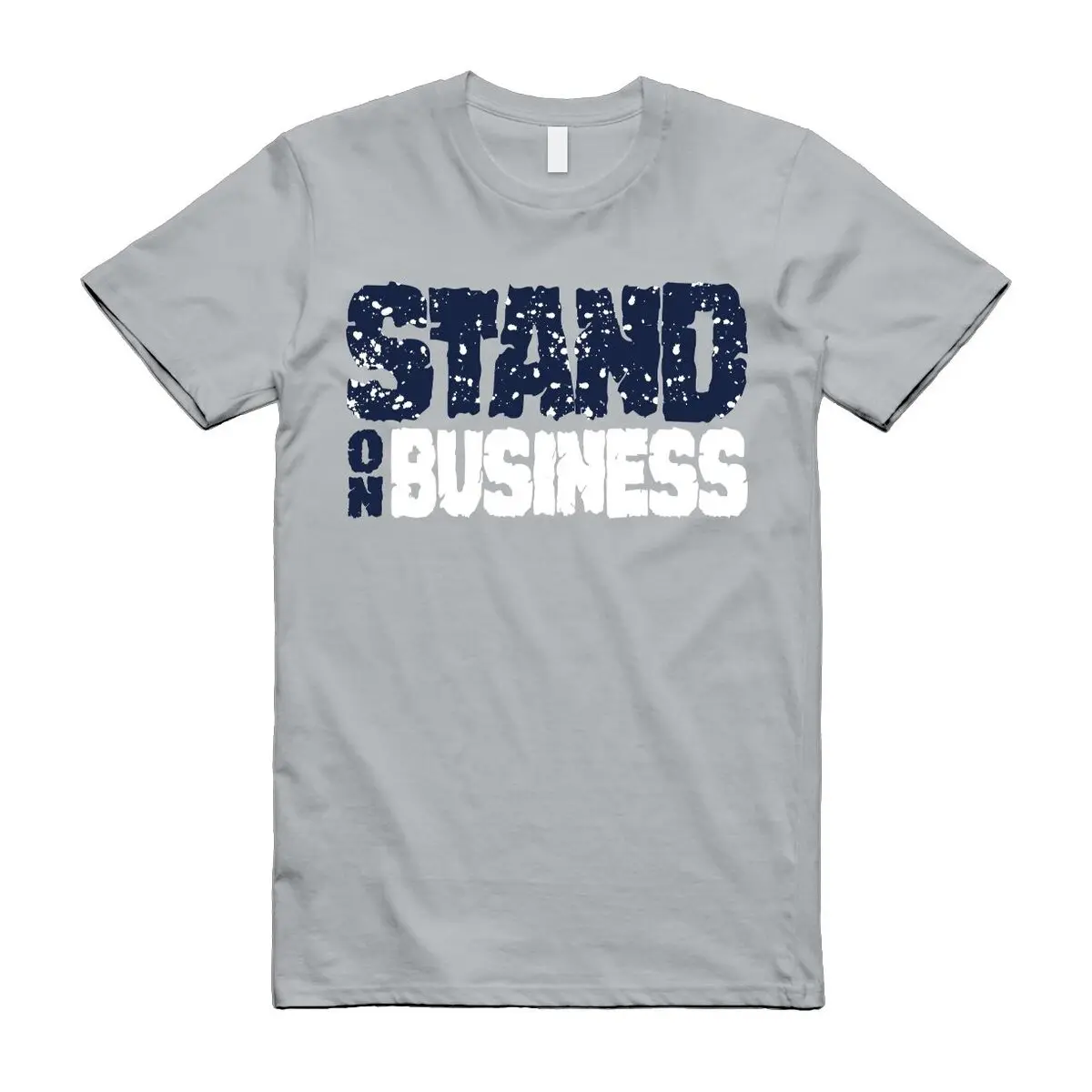 Men's Cotton Fabric Casual Basic Classic Graphic Mid-Length T-Shirt - 5 Colors (Light, Smoke Grey, Obsidian, Midnight Navy Blue, White)