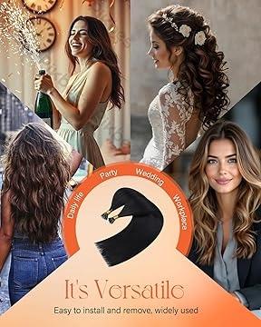 Sunny Hair Nano Bead Hair Extensions (Tools not included) Real Human Hair 14–24 Inch 50g Lightweight Volume for Women SpringStatements