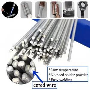 20PCS 1.6mm Aluminum Welding Rods, Low Temperature Flux Cored, High Strength Low Spatter, For Aluminum Plate & Pipe Welding, Perfect Tool Gift For Mother's Day Father's Day Daily Repair-Greenish wedding romantic vase decorative room decor jumbo