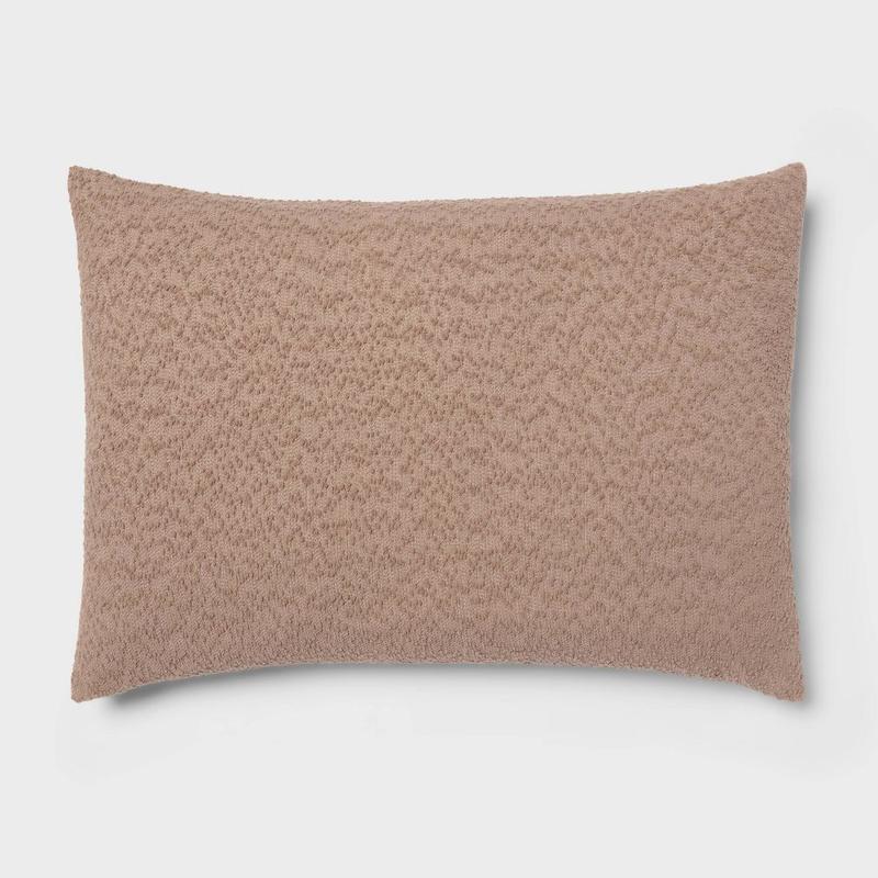 Full/Queen Boucle Comforter Set Brown - Threshold