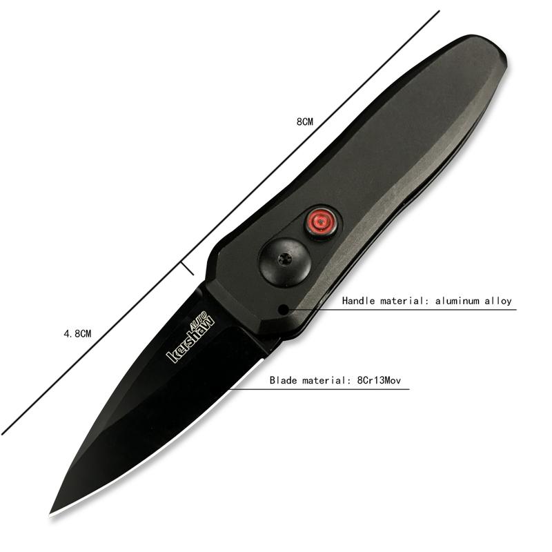 K7500 small tactical folding knife, aviation aluminum alloy handle, high-hardness blade, outdoor camping survival EDC knife, total length of 12 cm, weight of 40 g, the best gift.