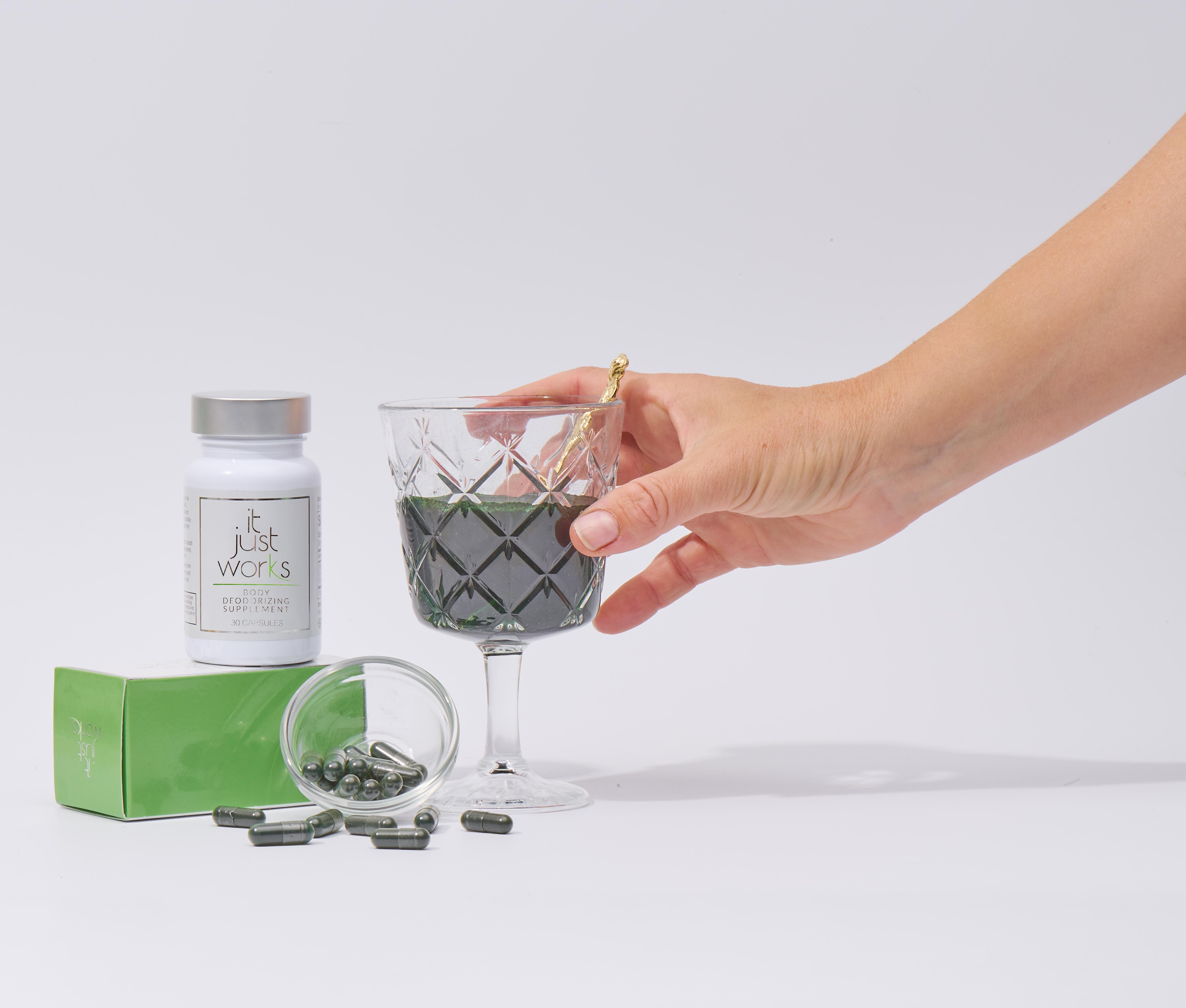 Natural Deodorant Supplement Bundle – Chlorophyll Body Odor Control 2-Pack | Internal Deodorant for Full-Body Freshness | Vegan, Detox & Gut Support