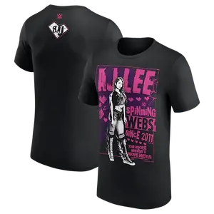 The AJ Lee Spinning Webs Since 2011 T-Shirt, Wrestling Sport Shirt, Fighter Shirt, Gift For Men And Women, Graphic Tee Gift For All Streetwear, Sport T-shirt,  Fashion Cotton, Full Colors, Full Sizes, For Men, For Women