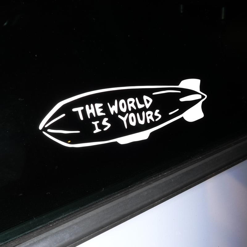 THE WORLD IS YOURS - EL MUNDO ES TUYO STICKER