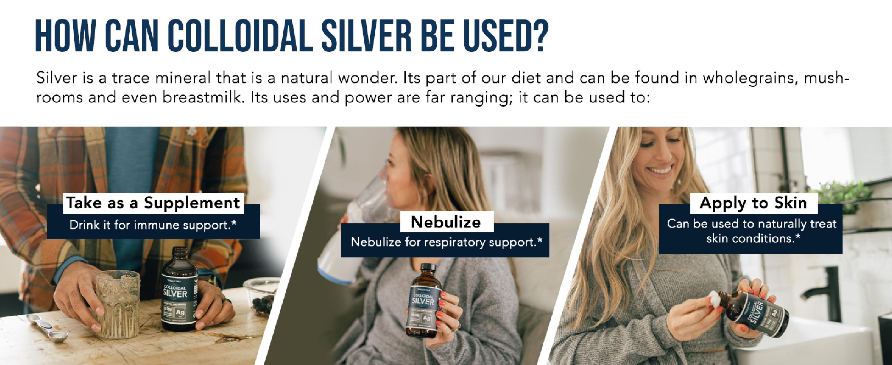 Colloidal Silver Liquid Supplement - 99.99% Pure, 30 PPM Concentration, Immune Support - Vegan, GMO-Free, Allergen-Free - Glass Bottle