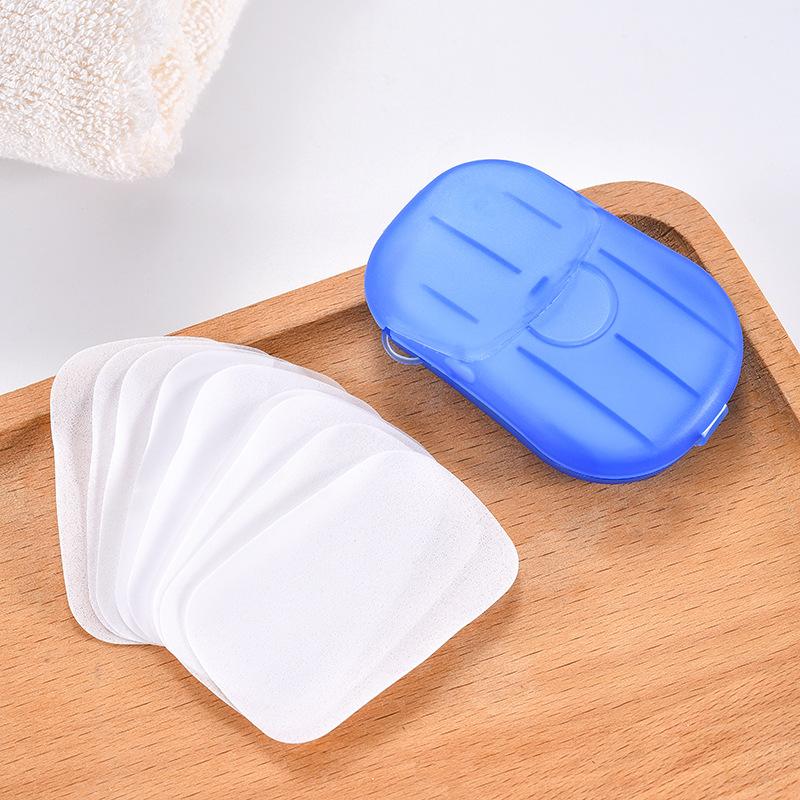 Disposable Scented Hand Soap Flakes, Travel Hand Washing Soap Sheet, Mini Hand Washing Tablet, Outdoor Travel Camping Accessories-YY
