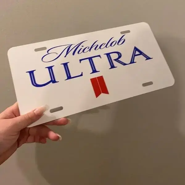Michelob Ultra License Plate