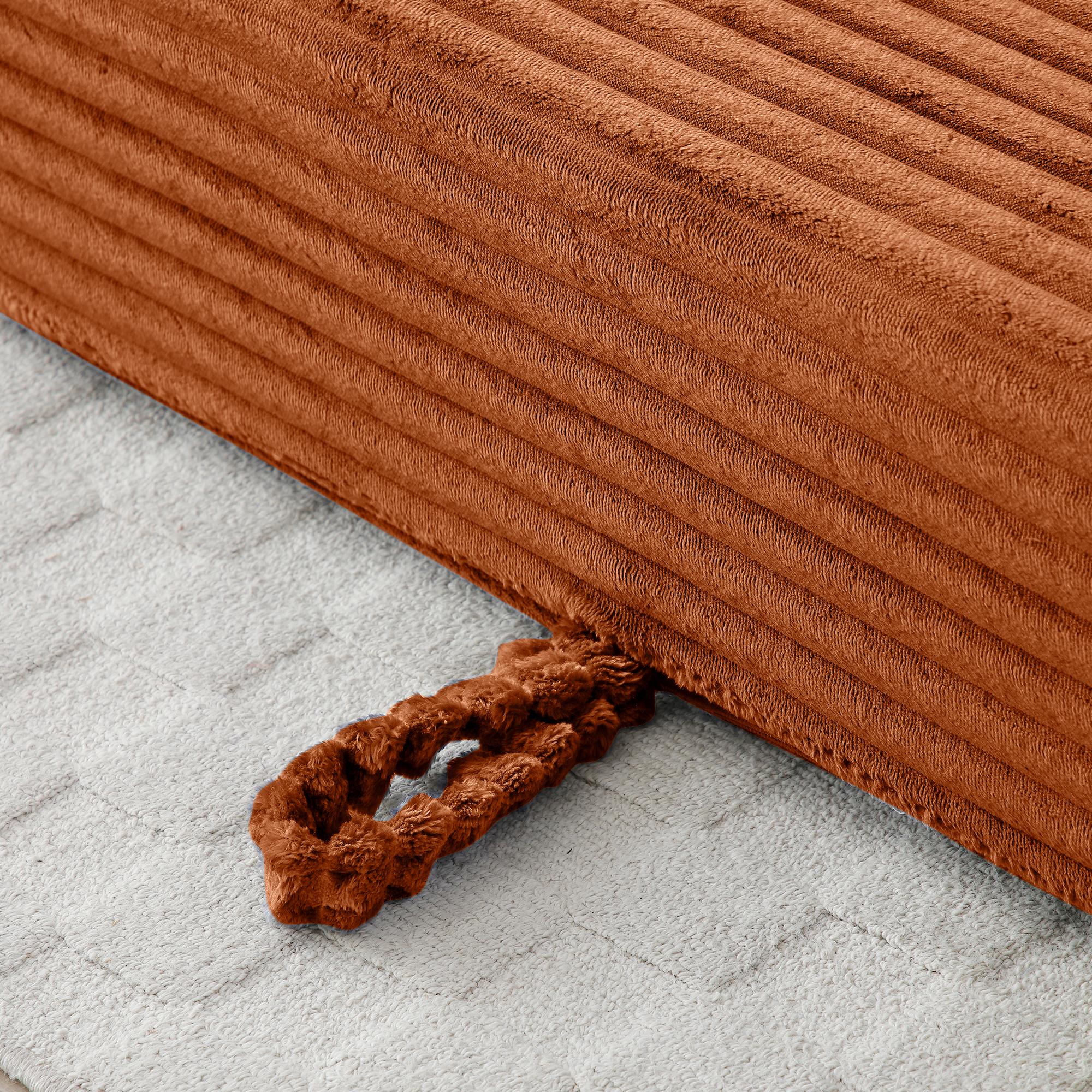 Niccae Memory Foam Cloud Loveseat Sofa 2 in 1 Convertible Folding Couch Bed No Assembly Compressed Corduroy Floor Lounge for Apartment Office Bedroom Living Room