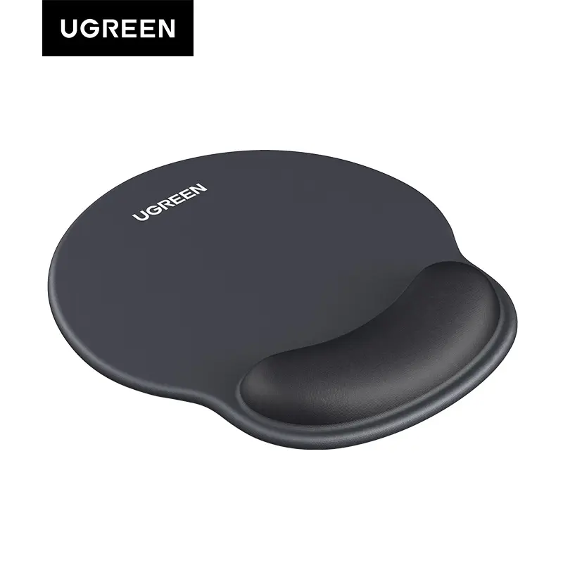 UGREEN Ergonomic Mouse Pad with Memory Foam Wrist Support, Non-Slip Base - Gaming Mouse Compatible Office Accessories for Home & Office Use, Mouse Pads