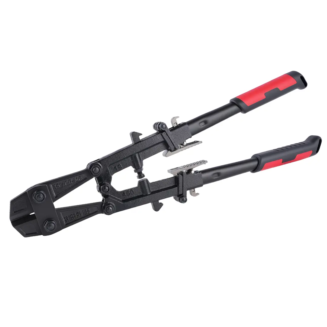 [Gift for Dad] 18-Inch Folding Heavy-Duty Bolt Cutters, Labor-Saving Eccentric Design Wire Cutting Tool, Compact & Portable All Seasons Outdoor Emergency Repair Tool for Every User, Cutting Bolt, Folding Design