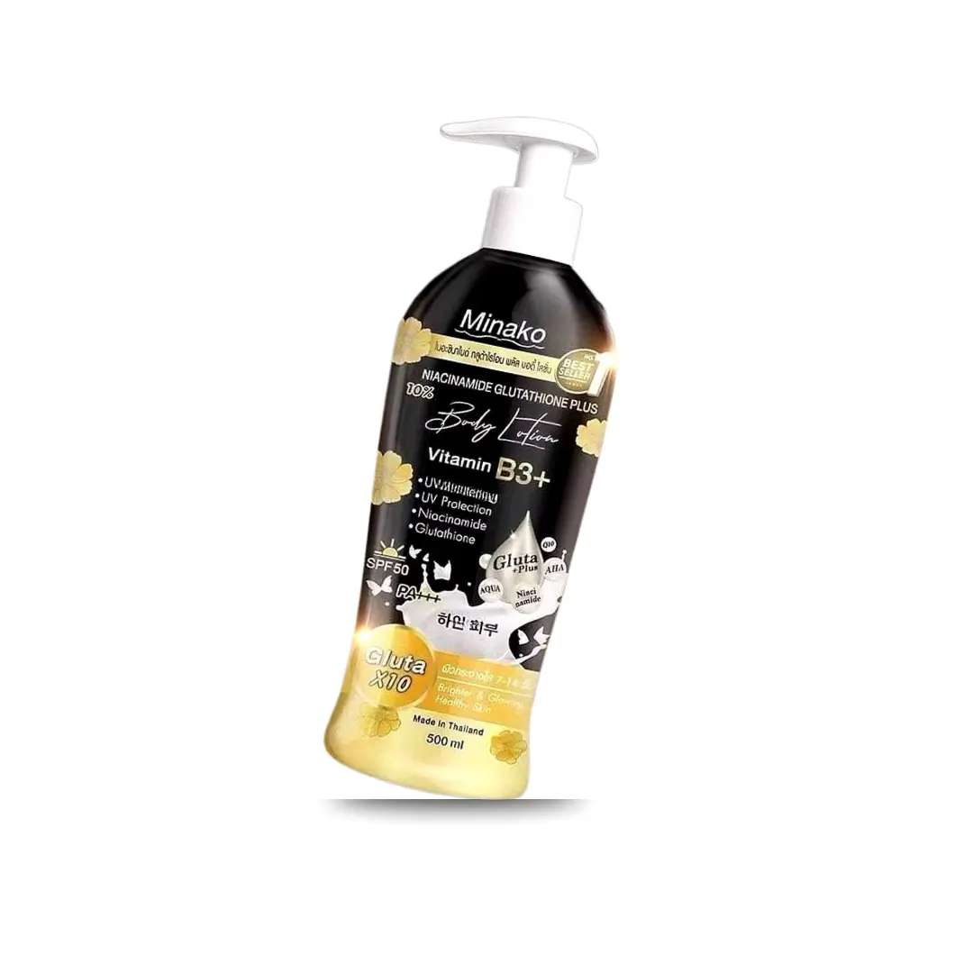 Minako Niacinamide Glutathione Plus Body Lotion SPF 50 PA+++ – 500ml