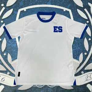 25 26 El Salvador National Team Away Short Sleeve Soccer Jersey