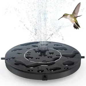 Solar Bird Bath Fountain Pump, Solar Fountain, Free Standing Floating Solar Powered Water Fountain Pump for Bird Bath, Garden, Pond, Pool, Outdoor