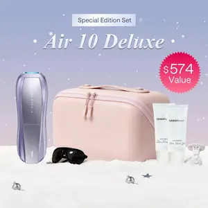 Ulike Air 10 Deluxe IPL Device Laser Hair Removal with Ice-Cooling Contact Dual Lights Skin Sensor & SHR Mode for Comfortable Effective Results - Epilator