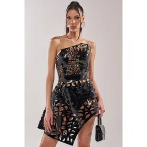 PARTY IN THE BACK CUT OUT MINI DRESS