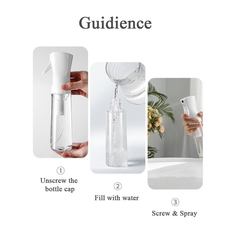 High Quality 200ml Plastic Salon Hair Fine Mist Water Sprayer for Barber Continuous Spray Bottle