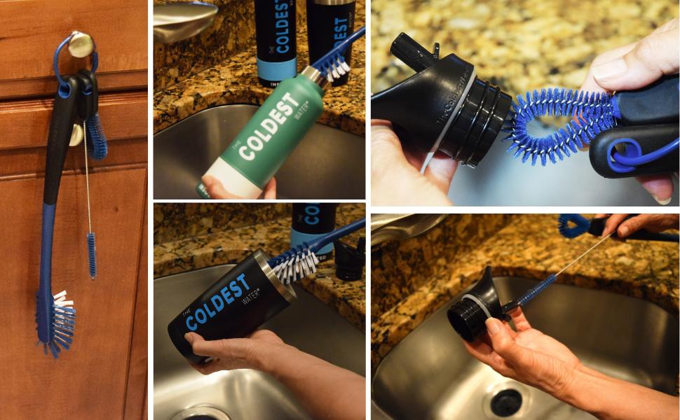 The Coldest Water Bottle Brush: 3 Tools in 1