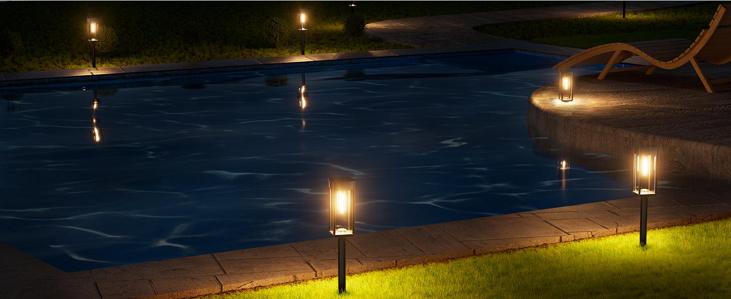 Elegant Solar Pathway Lights Modern Luxury | Auto On/Off & Waterproof | For Garden, Yard & Driveway,solar outdoor lights,Solar Floor Lamps Outdoor Lights,Decorative,Rechargeablecor Backyard Light Elegant Solar Pathway Lights Modern Luxury | Auto On/Off & Waterproof | For Garden, Yard & Driveway,solar outdoor lights,Solar Floor Lamps Outdoor Lights,Decorative,Rechargeablecor Backyard Light