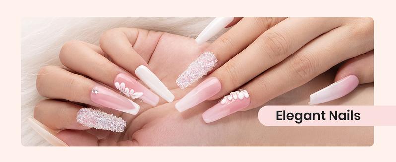 Beetles Poly Gel Nail Extension Kit, Professional DIY Nail Art Kit for Starter with UV Lamp Top Coat Base Gel, Gift for Women gift for girls, Nail Manicure at home, With Slip Solution, Beginner friendly Cutics #TikTokShopBacktoSchool