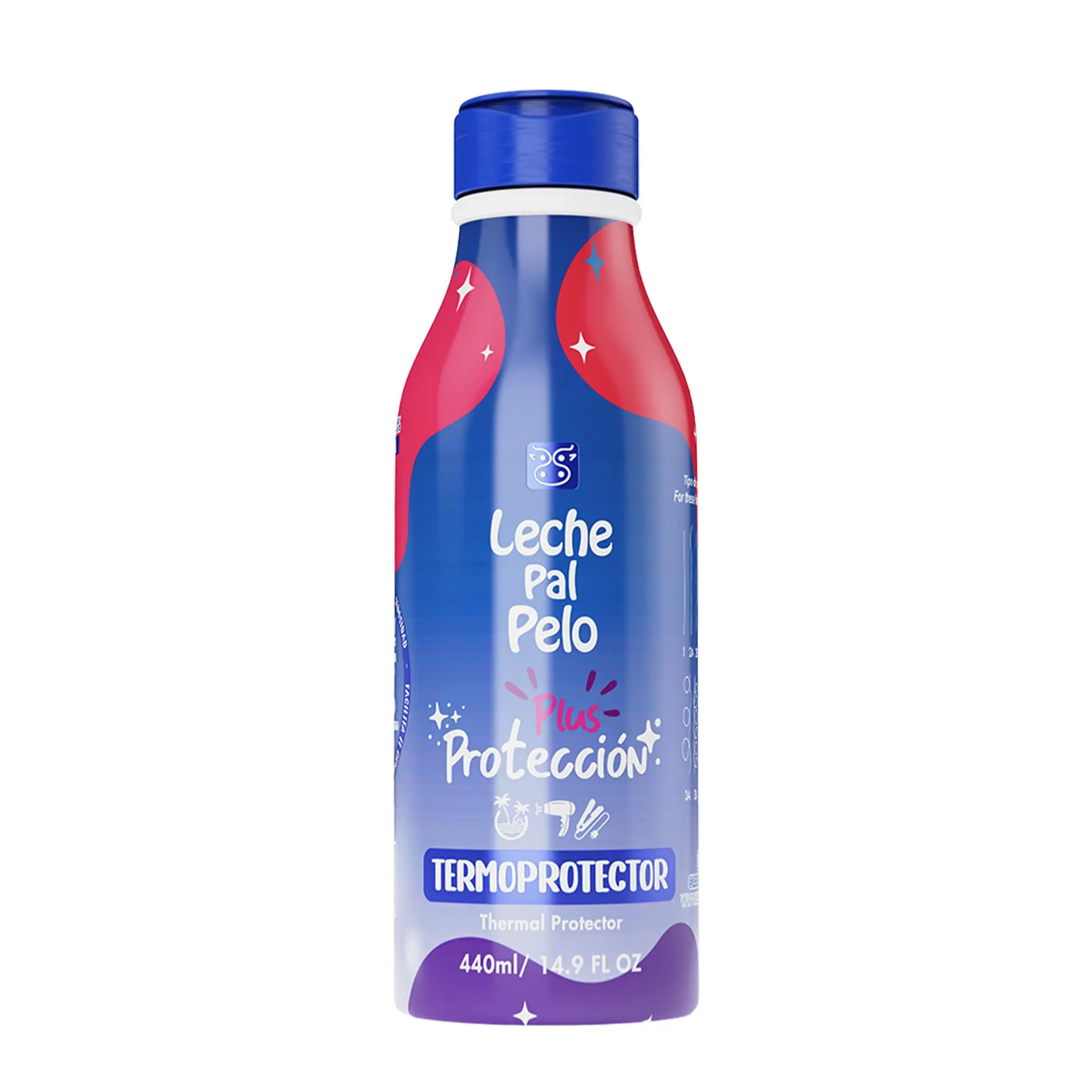 Leche Pal Pelo Protection Plus - Thermal Protector - Aloe Vera Heat Protectant Shields from Styling Tools - Hair Cream for All Hair Types - 14.9 oz