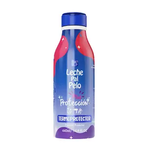 Leche Pal Pelo Protection Plus - Thermal Protector - Aloe Vera Heat Protectant Shields from Styling Tools - Hair Cream for All Hair Types - 14.9 oz