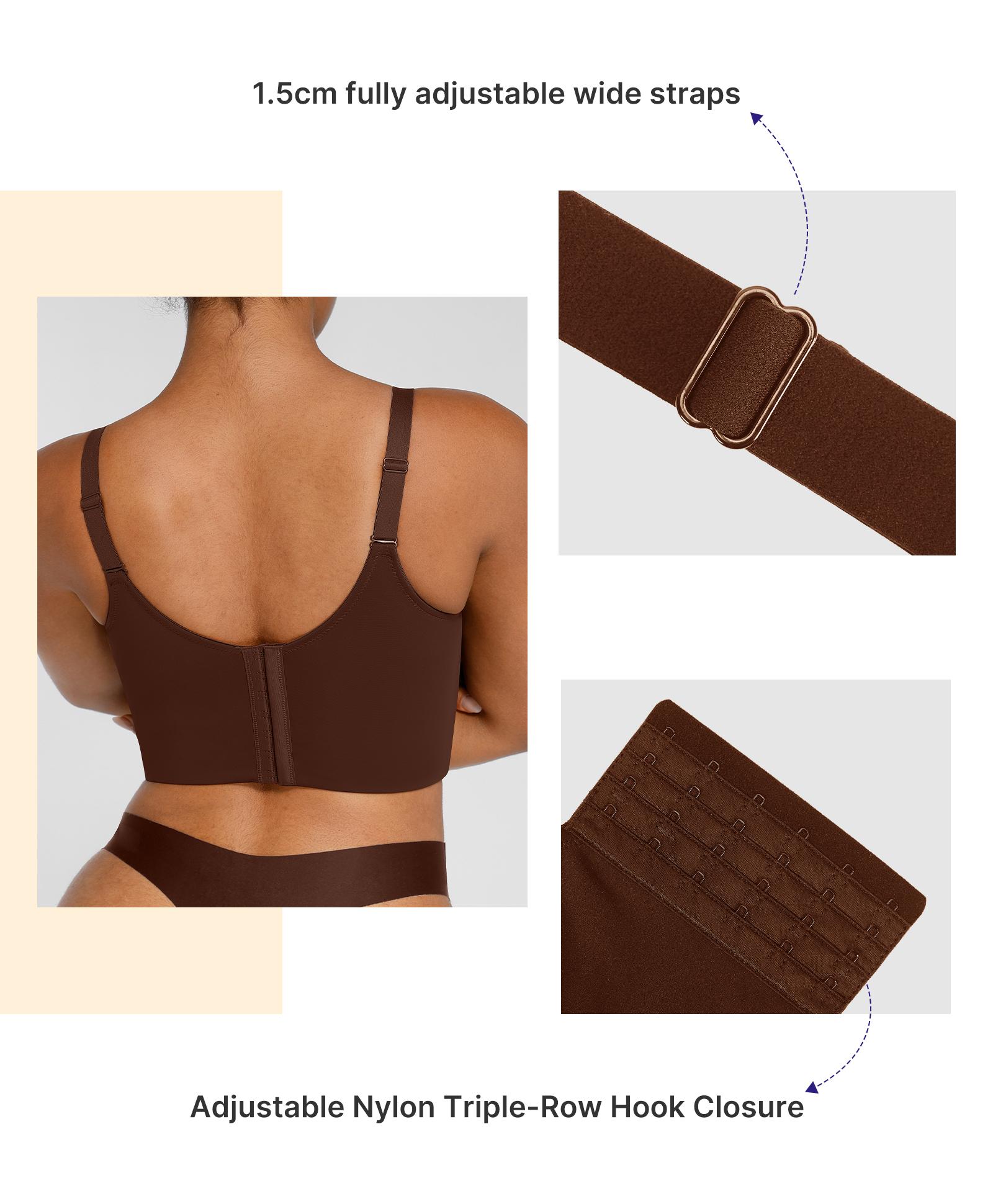 Shapellx Sculpt One-piece Underwire Push-Up Bra Comfortable Basic Lady Underwear with Modifiable with Shoulder Band Womenswear