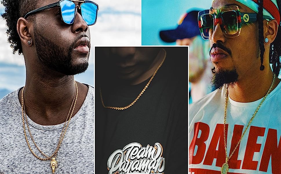 Jewelfairy 3mm Stainless Steel Tone Rope Twist Chain Necklace, Stainless Steel Necklace Chain for Men Women and Boys rope jewelry