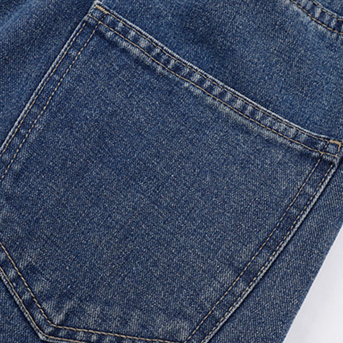 Grand Opening — Men’s Straight-Leg Jeans, Casual Drawstring Elastic Waistband, Heavyweight Washed Denim, Premium Cotton-Rich Blend Fabric with at least 60% cotton Beige Menswear baggy jeans for men Aesthetic