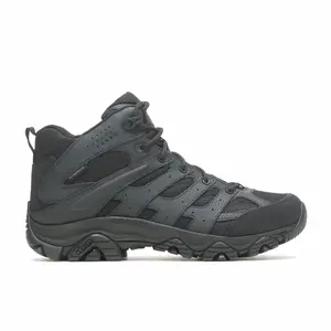 Merrell Work Mens Moab 3 Mid Waterproof Soft Toe  Work/Duty - Black