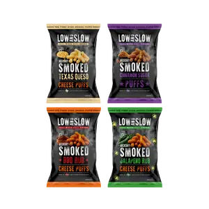 Smoked Cheese Puffs Mega Pack - Hickory Smoked Cheese Puffs Snack Crispy Snack