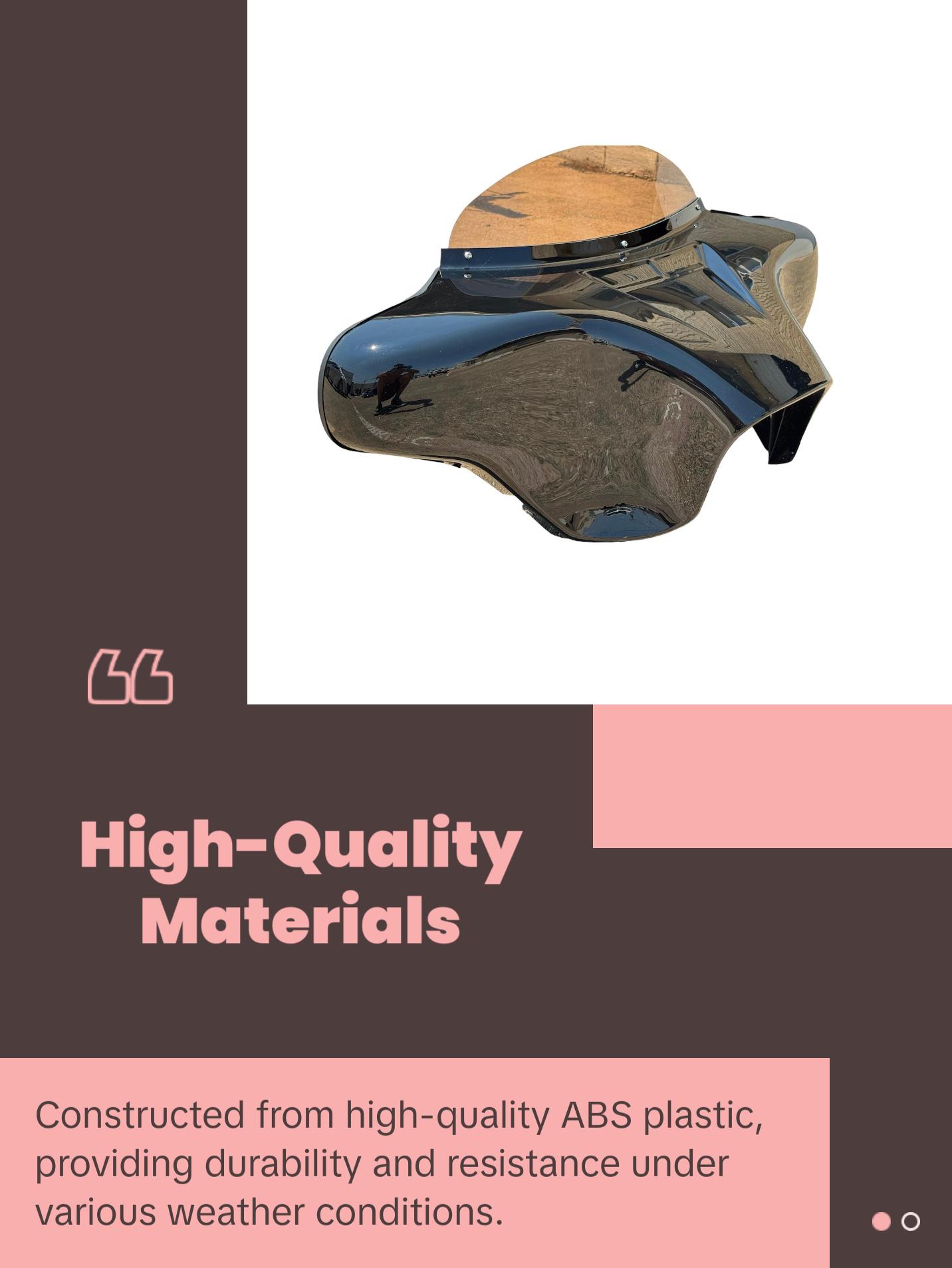 QK Racing Yamaha Road Star 1600/1700 Motorcycle Batwing Fairing 4x5.25 Speakers