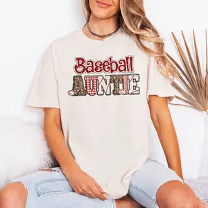 Baseball Auntie Shirt Gildan Softstyle