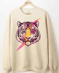 Tiger Bolt Graphic Top