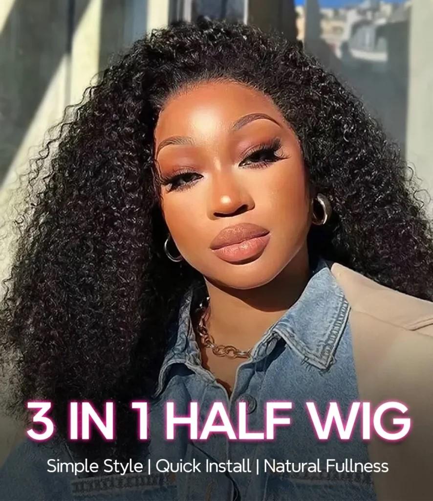 Tinashe Yaki Body Half Wig Invisible Hairline Yaki Straight Half Wig Human Hair Wigs with Drawstring Cap Design for Easy Wear and Stable Fit Christmas Gift Black Friday Tinashe Yaki Body Half Wig Invisible Hairline Yaki Straight Half Wig Human Hair Wigs with Drawstring Cap Design for Easy Wear and Stable Fit Christmas Gift Black Friday