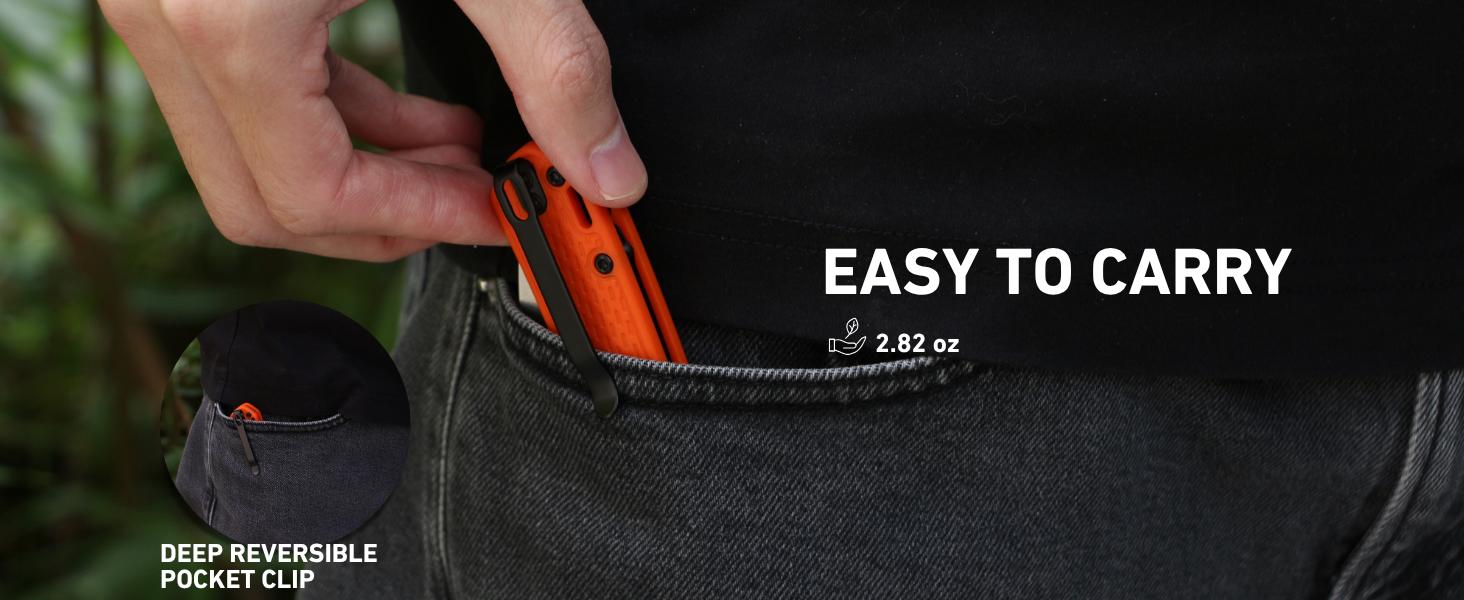 CJRB Pyrite-Light J1945 AR-SFII Steel FRN Handle Pocket Folding Knives for Outdoor, Camping and Daily Tasks