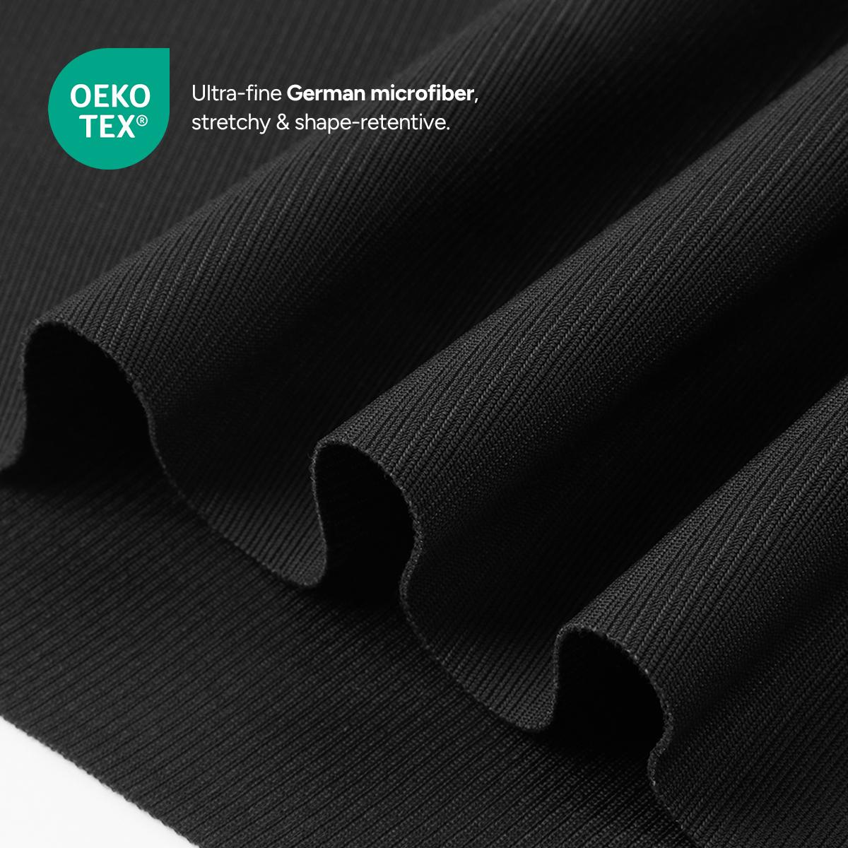 Nebility Mens Invisible Shaping Compression T-Shirt – V-Neck, Quick-Dry, Stretchy Short Sleeve with a Slim-Fit, Smooth Look Under Any Outfit